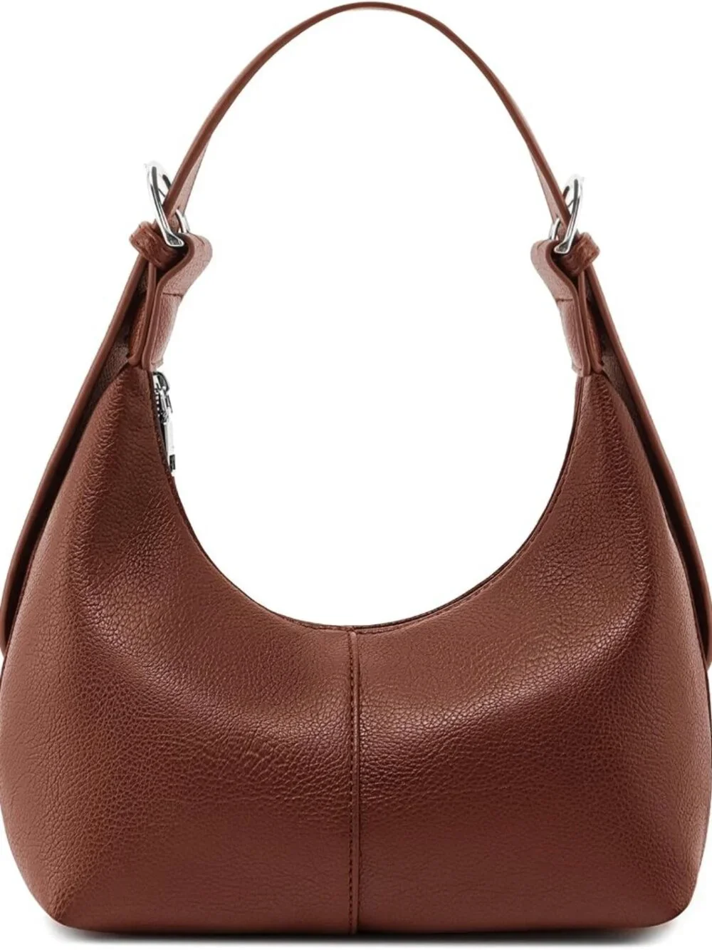 Hobo Bags for Women Soft Vegan Leather Crescent Shoulder Handbag Slouchy Tote Cr